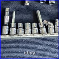 SNAP ON 1/4 Drive Ratchets And Ext Bars, Sockets beautiful Condition