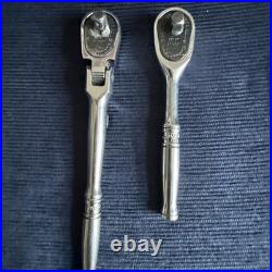 SNAP ON 1/4 Drive Ratchets And Ext Bars, Sockets beautiful Condition