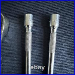 SNAP ON 1/4 Drive Ratchets And Ext Bars, Sockets beautiful Condition