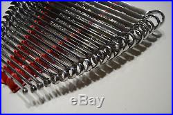 SNAP ON 20pc 12pt Flank Drive Plus Wrench Set, SOEX8 to SOEX44, 1/4 to 1-3/8