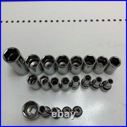 SNAP-ON 221SFMSFGX 21pc 3/8 Dr Metric Socket Set 6-20mm Shallow to Deep Foam SNAP-ON 221SFMSFGX 21pc 3/8 Dr Metric Socket Set 6-20mm Shallow to Deep Foam