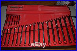 SNAP ON 23pc Metric 12pt Combination Wrench Set, 8mm-32mm, OEXM723K