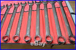 SNAP ON 24 pc 12-Point Combination Wrench Set (1/41-5/8) OEX724K