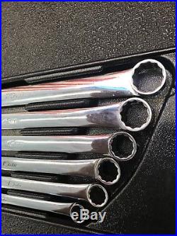 SNAP ON 6 Piece Metric Long Box Wrench Set 10-20mm, 0º Offset, 12 Point Snapon