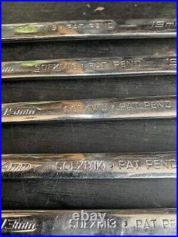 SNAP-ON 6pc 12 POINT COMBINATION SPANNER SET 10mm SOEXM10-19mm SOEXM19