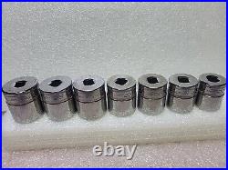 SNAP-ON 7pc. 3/8 Drive FSM 20mm 26mm 6 Pt Metric. USA? EUC