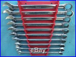 SNAP ON METRIC COMBINATION WRENCH SET #OEXM710 10mm-19mm 10 PC withRACK NICE