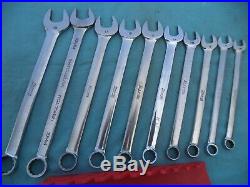 SNAP ON METRIC COMBINATION WRENCH SET #OEXM710 10mm-19mm 10 PC withRACK NICE