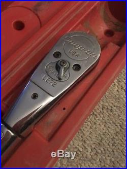 SNAP-ON QD4R600 43 TORQUE WRENCH With L872 3/4 RATCHET HEAD 100-600