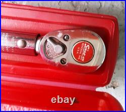 SNAP ON QJR 3200C 1/2 inch ratcheting torque wrench 30-200ft lb Box Instruction
