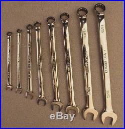 SNAP ON SAE Flank Drive Wrench 8 pc OEX Set