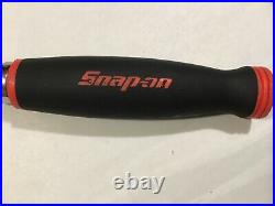 SNAP ON SHX80B1/2 Dr 80 Tooth Locking Flex Head Ratchet WithRed Soft Grip Handle