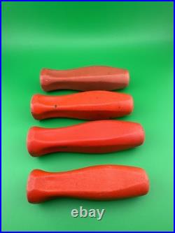 SNAP-ON TOOLS 4 pc RED HARD Handle Mixed File Handle Set USA HBR500 SNAP-ON TOOLS 4 pc RED HARD Handle Mixed File Handle Set USA HBR500