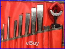 SNAP-ON TOOLS MATCO TOOLS CHISEL AND PUNCH SET 27 pcs IN C2700 KIT BAG