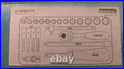 STAHWILLE 40/44/17/5 KN BIT SET 1/4 (6.3 mm) 22-piece RARE SET COMPLETE