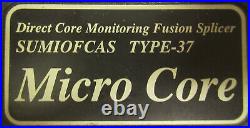 SUMITOMO Direct Core Monitoring Fusion Splicer Micro Core Type-37/ FC-6S Cleaver