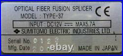 SUMITOMO Direct Core Monitoring Fusion Splicer Micro Core Type-37/ FC-6S Cleaver