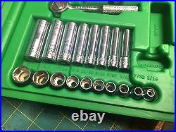 S-K Tools 91844 1/4 Drive 6 Pt. Standard & Deep Metric & SAE Socket Set