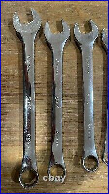 S-K Tools USA 883-Series 15-Piece Metric 12-Point Combination Wrench Set