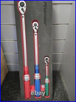 Sealey 3PC Micrometer Torque Wrench Set