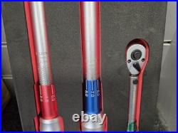Sealey 3PC Micrometer Torque Wrench Set