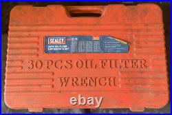 Sealey VS7006 Oil Filter Cap Wrench Set 27 piece out of a 30 Piece set Sealey VS7006 Oil Filter Cap Wrench Set 27 piece out of a 30 Piece set