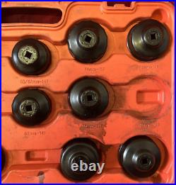 Sealey VS7006 Oil Filter Cap Wrench Set 27 piece out of a 30 Piece set Sealey VS7006 Oil Filter Cap Wrench Set 27 piece out of a 30 Piece set