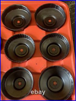 Sealey VS7006 Oil Filter Cap Wrench Set 27 piece out of a 30 Piece set Sealey VS7006 Oil Filter Cap Wrench Set 27 piece out of a 30 Piece set