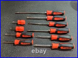 Sgdx120bo Snap-On Screwdriver Set, 10 piece Combination orange Big Set