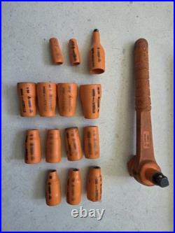 Sibille MS69S RS 1/2 Insulated Socket Set 1000V Nearly Complete Electrician
