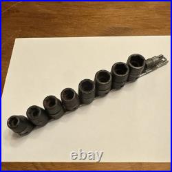 Snap On 10-17mm Impact Sockets Set ½
