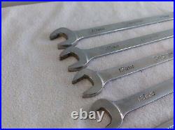 Snap On 10-Pc Flank Drive Combination Wrench Set (10-19 mm) OEXM710B