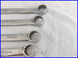 Snap On 10-Pc Flank Drive Plus Combination Wrench Set (10-19 mm) SOEXM710
