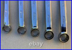 Snap On 10 Piece SOEXM Metric Flank Drive plus 12 Point Combination Wrench