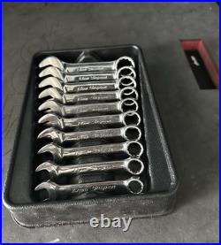 Snap-On 10 pc 12-Point Flank Drive Short Combination Wrench Set (10- 19 mm) Snap-On 10 pc 12-Point Flank Drive Short Combination Wrench Set (10- 19 mm)