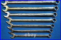 Snap-On 10pc Metric Flank Drive Long Combination Wrench Set 10mm-19 mm OEXLM710B