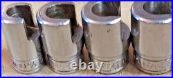 Snap-On 11 Pcs WeatherHead 3/8 Dr Sockets 25/32 to 3/8 Hydraulic fittings USA