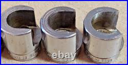 Snap-On 11 Pcs WeatherHead 3/8 Dr Sockets 25/32 to 3/8 Hydraulic fittings USA