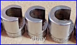 Snap-On 11 Pcs WeatherHead 3/8 Dr Sockets 25/32 to 3/8 Hydraulic fittings USA