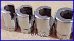 Snap-On 11 Pcs WeatherHead 3/8 Dr Sockets 25/32 to 3/8 Hydraulic fittings USA