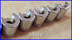 Snap-On 11 Pcs WeatherHead 3/8 Dr Sockets 25/32 to 3/8 Hydraulic fittings USA