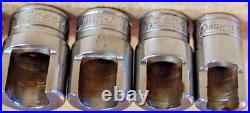 Snap-On 11 Pcs WeatherHead 3/8 Dr Sockets 25/32 to 3/8 Hydraulic fittings USA