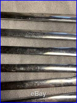 Snap On 11 pc 12-Point SAE Standard Combination Wrench set (3/8-1)