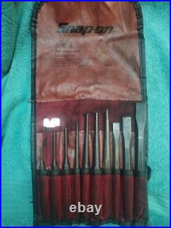 Snap On 11 pc Punch and Chisel Set PPC710BK