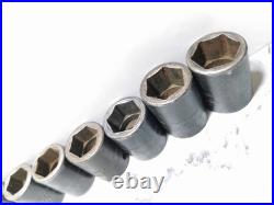 Snap On 11pc 1/2 Drive 6pt Sae Flank Drive Shallow Impact Socket 3/8-1 7159