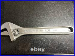 Snap On 12 Adjustable Wrench AD12