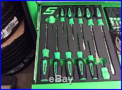 Snap On 12 Piece Screwdriver Set Extreme Green With Insert New