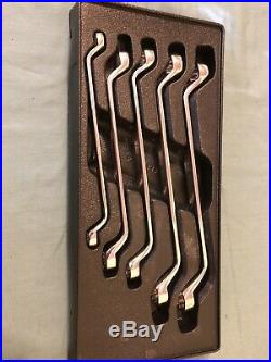 Snap On 12 Point Metric Flank Drive Deep Offset Box Wrenches