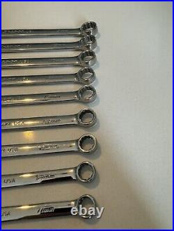 Snap On 12-Point Metric Flank Drive Plus Wrench Set (10-19 mm) Spanner's