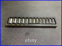 Snap On 13-Pc 1/2 Drive 6-Point Shallow Socket Set (12mm-24mm) 313TWMYA
